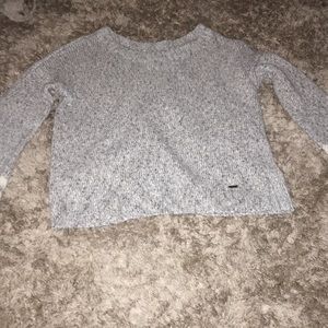 Gray hollister sweater